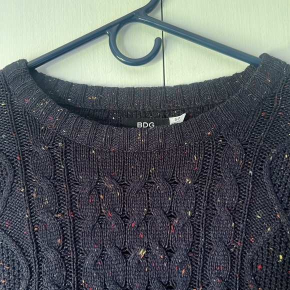 Urban Outfitters BDG Navy Blue Speckled Pullover Sweater - Men’s S - Picture 3 of 12
